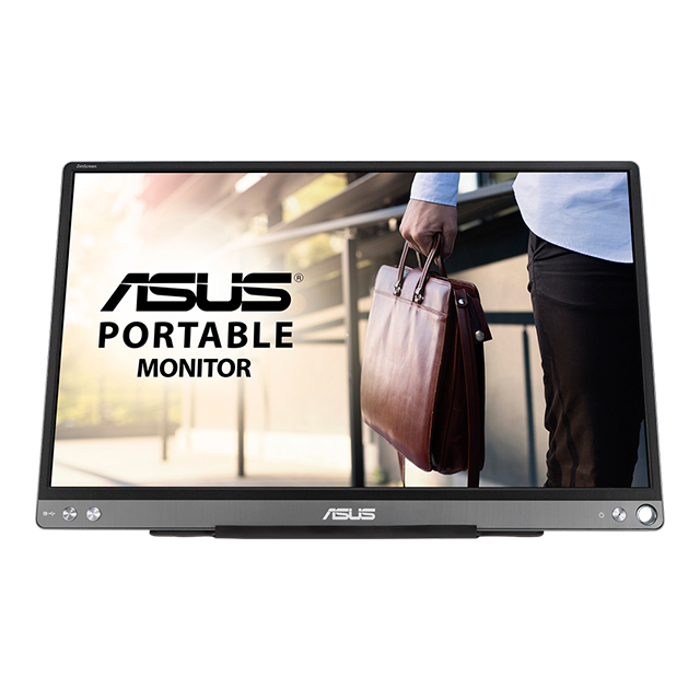 Monitor Portatil Asus ZenScreen MB16ACE, 15.6", Full HD (1920 x 1080), 5ms, IPS, USB-C, Sin Parpadeom Filtro de Luz Azul, Superficie Antirreflejo - MB16ACE