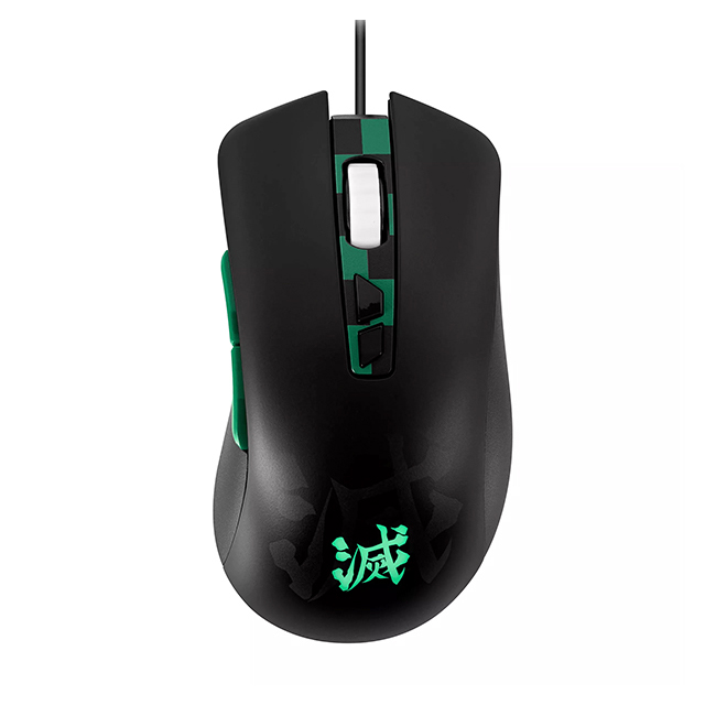 TUF GAMING x Demon Slayer LE Tanjiro Kamado Gaming Mouse | Alámbrico | RGB | 7,000 DPI | 7 botones -  P308-TUF-GAMING-M3-DS