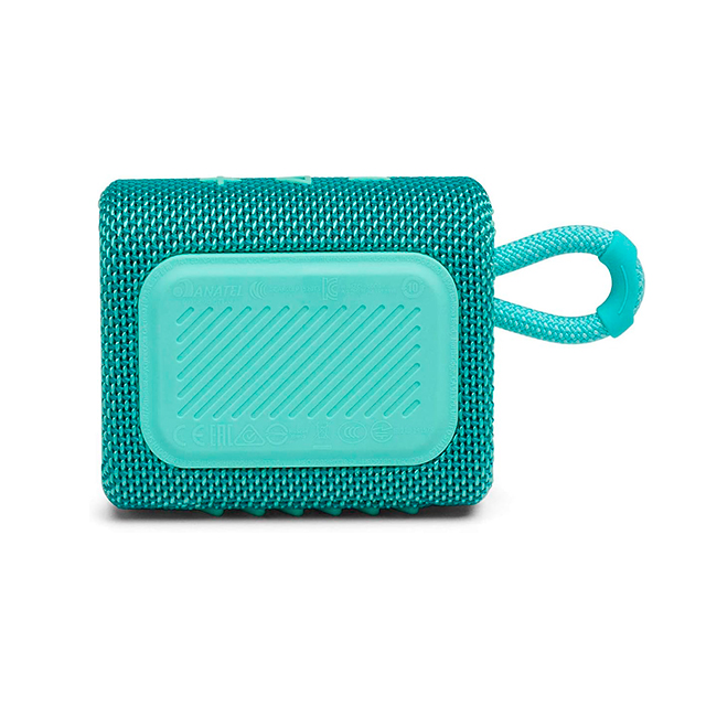 Bocina Bluetooth JBL Go 3 Verde Azulado | Resistente al polvo y agua IP67 | Bluetooth 5.1 - JBLGO3TEALAM 