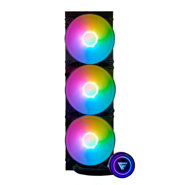 Enfriamiento Liquido GameFactor LQG700-BK RGB, 360mm, Compatible con Socket LGA1700, AM5