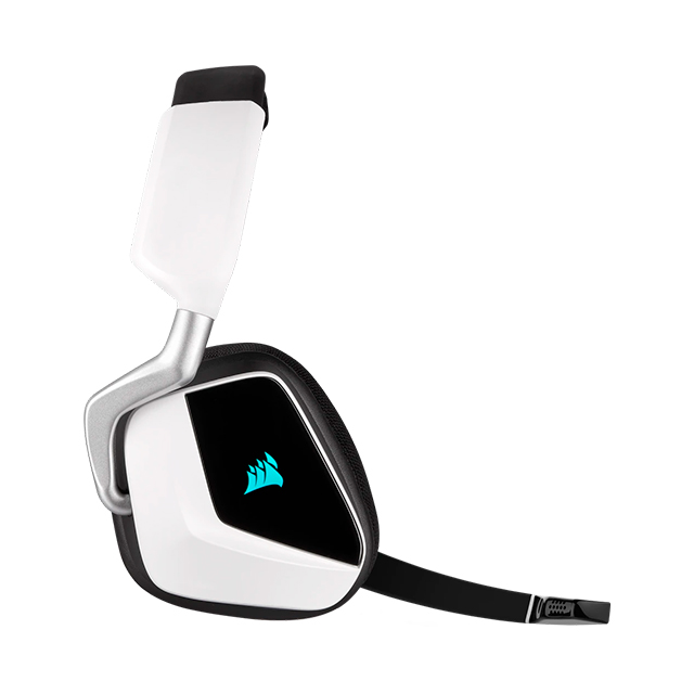 Diadema Corsair Void RGB Elite Wireless, Inalámbrico, USB, PC, Mac, PS5, 7.1 Surround, Blanco - CA-9011202-NA