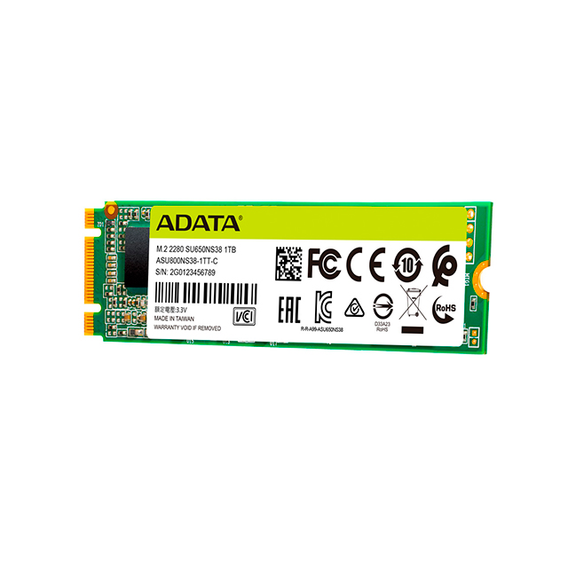 Unidad de Estado Solido SSD M.2 SATA ADATA SU650, 480GB, 550 / 510MB/s - ASU650NS38-480GT-C