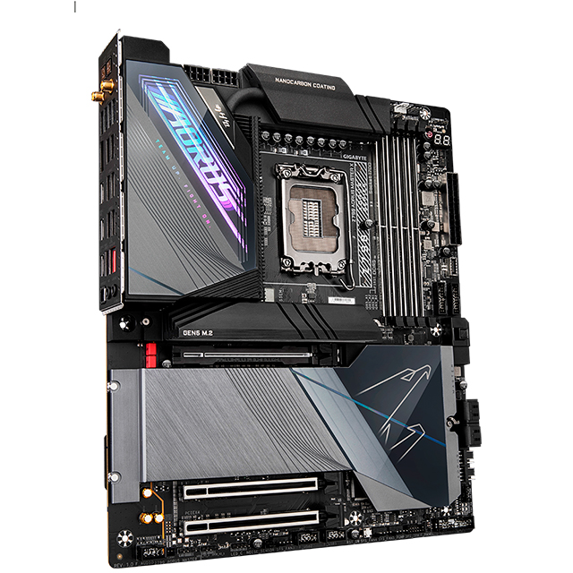 Tarjeta Madre Gigabyte Z790 Aorus Master X, E-ATX, 12th,13th & 14th Gen Intel, LGA1700, DDR5 8266Mhz OC, x5 M.2, RGB Fusion 2.0, Wi-Fi 7, Bluetooth 5.3 - Z790-AORUS-MASTER-X 