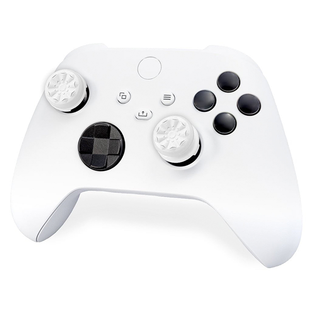 KontrolFreek FPS Freek Galaxy para Xbox One y Xbox Series X/S | Performance Thumbsticks | 2 Alturas elevadas, Versátil | Blanco