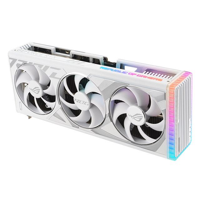 Tarjeta de video Nvidia Asus ROG Strix GeForce RTX 4090 OC WHITE, 24GB GDDR6X, Aura Sync - ROG-STRIX-RTX4090-O24G-WHITE