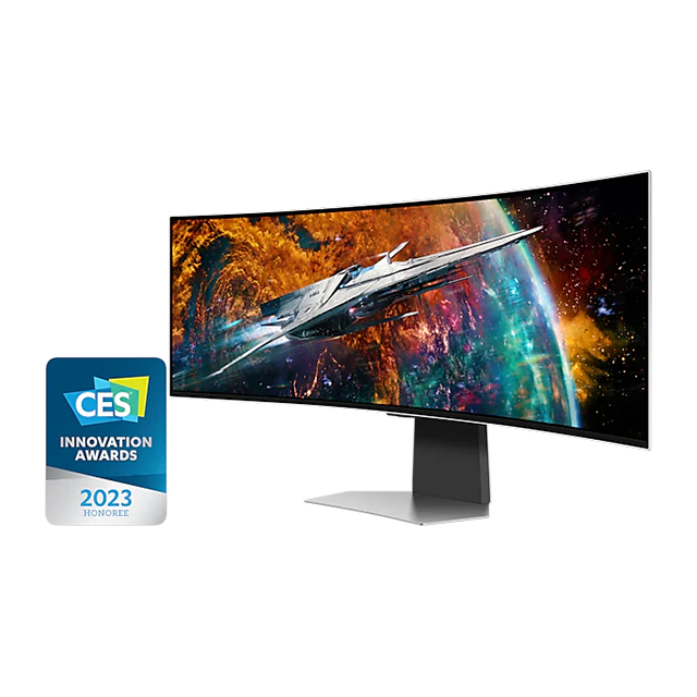 Monitor Gamer Samsung Odyssey G95SC 49", Curvo, 5120 x 1440, 240Hz, 0.03ms, OLED, HDR10+, DQHD, AMD FreeSync Premium Pro - LS49CG950SLXZX