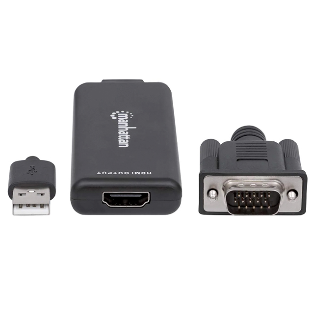 Adaptador de VGA y USB a HDMI Manhattan - 152426 