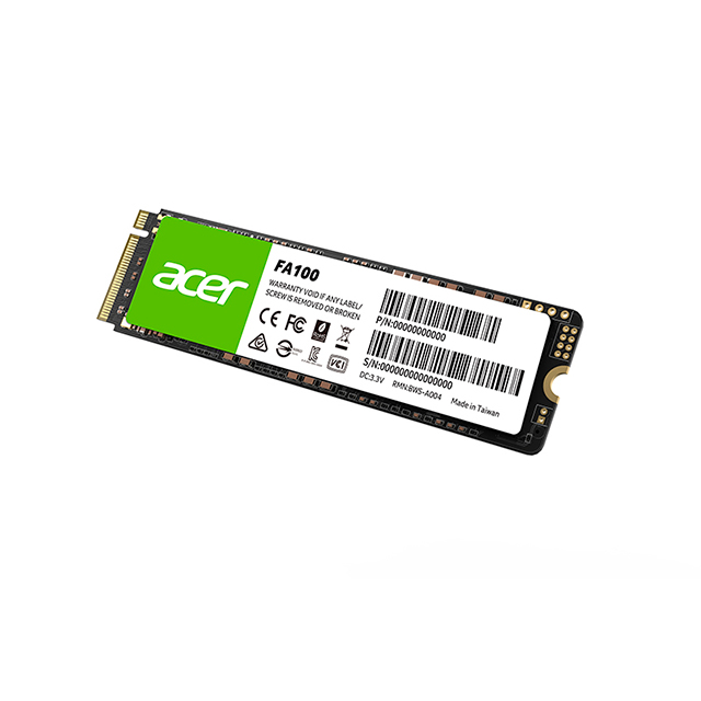 Unidad de Estado Solido SSD M.2 Acer FA100, 256GB, 3,300 / 2,700MB/s - BL.9BWWA.118