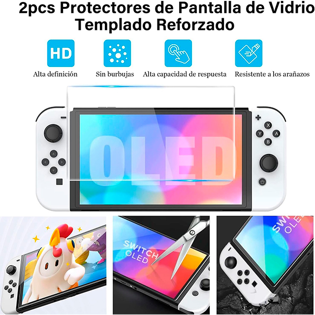 Estuche de Viaje para Nintendo Switch con accesorios 25 en 1 - B0CQ2J1RQ4