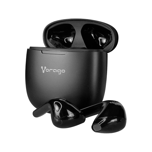 Audifonos Vorago EP-305, Negros, Bluetooth v5.3, 28 Horas de Batería, Resistentes al Sudor y lluvia IPX6 - ESB-305