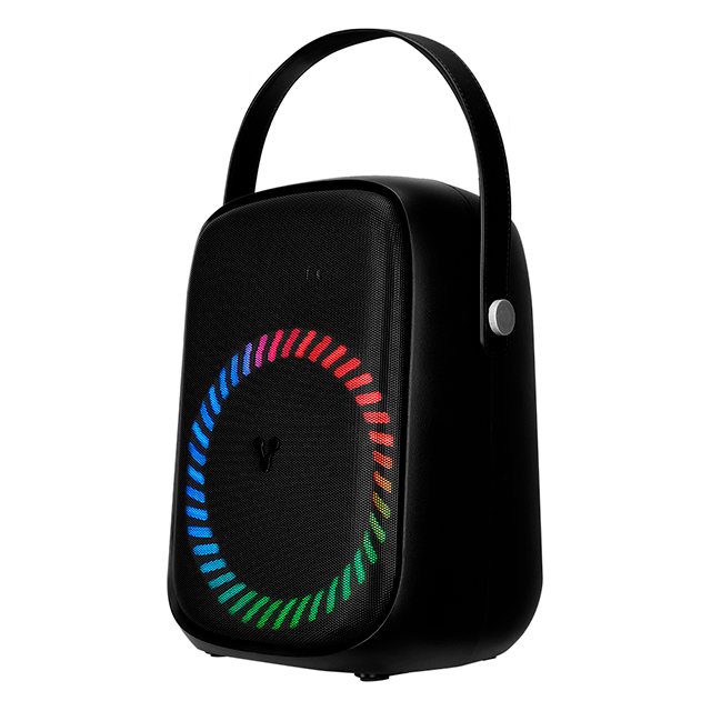 Bocina Karaoke Vorago KSP-455, Negro, 6.5", Bluetooth, 1 Micrófono Inalámbrico, 40w, RGB - KSP-455