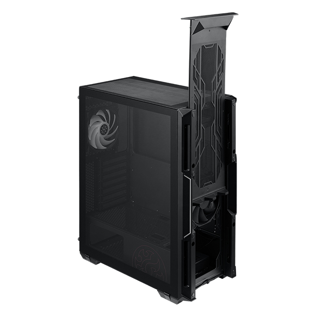 Gabinete XPG Starker Air RGB | Negro | ATX | 2 Ventiladores | Cristal Templado - STARKERAIR-BKCWW