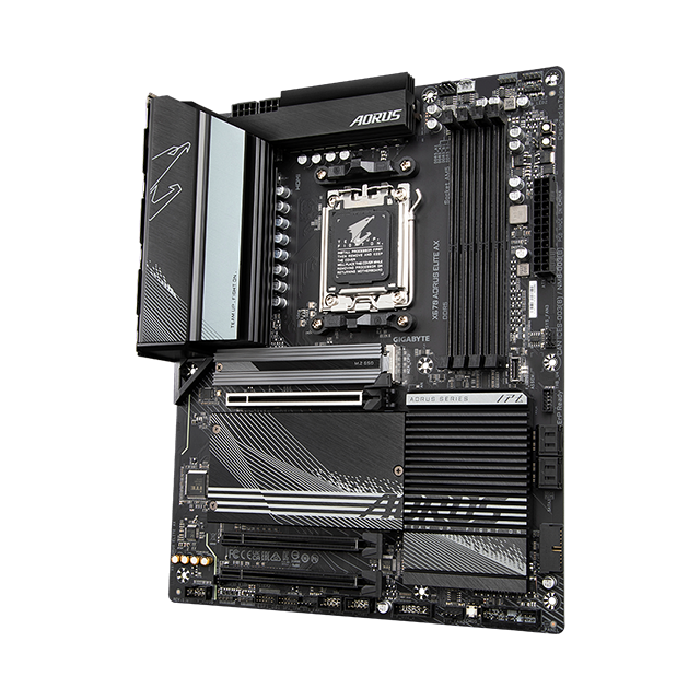 Tarjeta Madre Gigabyte Aorus X670 Elite AX | Socket AM5 | Ryzen 7000 | ATX | DDR5-8000 OC - X670-AORUS-ELITE-AX