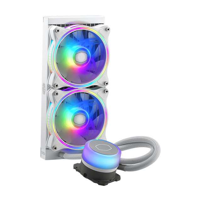 Enfriamiento Líquido Cooler Master ML240 Illusion WH | 240mm | RGB | AM5 y LGA 1700 - MLX-D24M-A18PW-R1