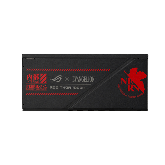 Fuente De Poder Asus ROG Thor 1000W Platinum II | 80+ Platinum | Edición Especial| Full Modular | EVA-02 Edition - ROG-THOR-1000P2-EVA-GAMING 