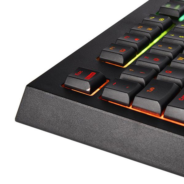 Combo de Teclado y Mouse Thermaltake Challenger Elite RGB | RGB | Inglés | Reposamuñecas | Macros - CM-CEL-WLXXMB-SP