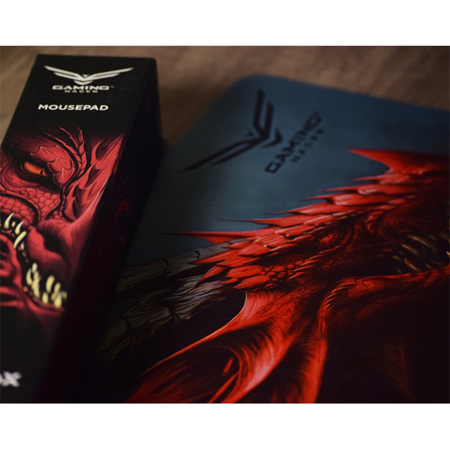 Mousepad Gamer Naceb Dragon X | CH | Antiderrape | 275 x 50 mm - NA-0945