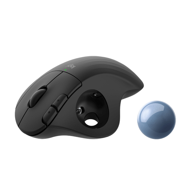 Mouse Logitech Logitech M575 | Ergonómico | Inalámbrico | BT | 2.4Ghz - 910-005869 