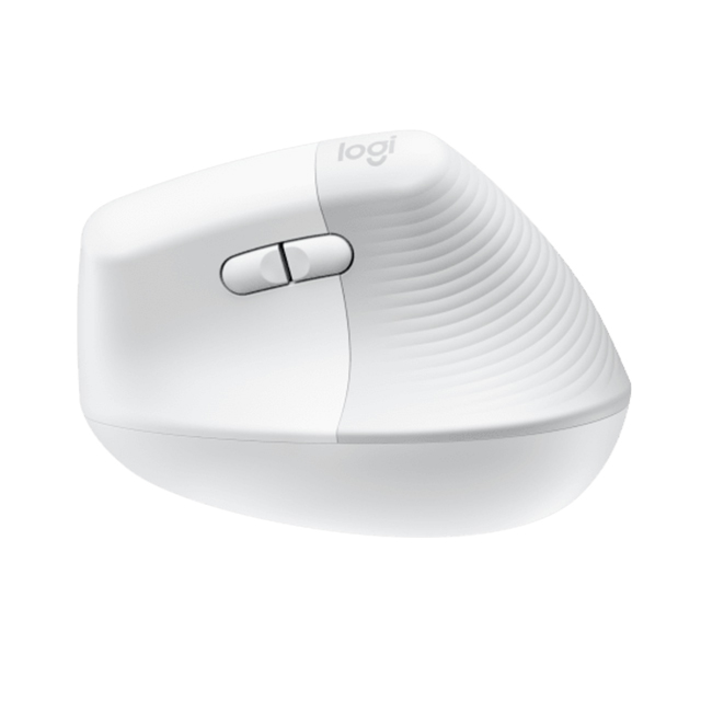 Mouse Logitech Lift | Ergonómico | Inalámbrico | Blanco | 6 Botones - 910-006469