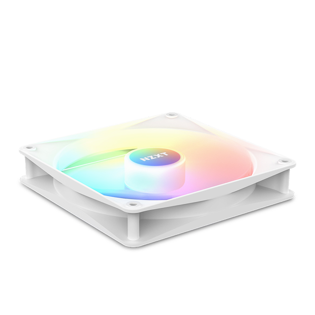 Ventilador NZXT F120 RGB Core, Blanco, 500-1800RPM, - RF-C12SF-W1