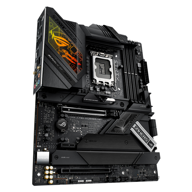 Tarjeta Madre Asus ROG STRIX Z790-H GAMING WIFI, ATX, LGA1700, 12th, 13th y 14th Gen Intel, DDR5 7800Mhz OC, x4 M2, x4 SATA, Wi-Fi 6E, Bluetooth 5.3, Asus Aura Sync - 90MB1E10-M0EAY0