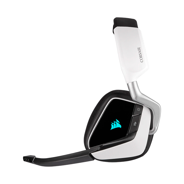 Diadema Corsair Void RGB Elite Wireless, Inalámbrico, USB, PC, Mac, PS5, 7.1 Surround, Blanco - CA-9011202-NA