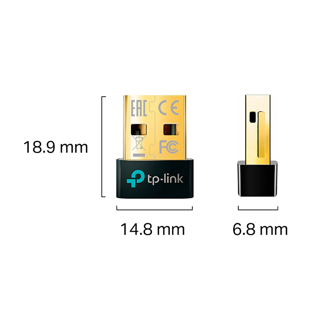 Adaptador Bluetooth TP-Link UB500, Nano USB, Bluetooth 5.3 - UB500