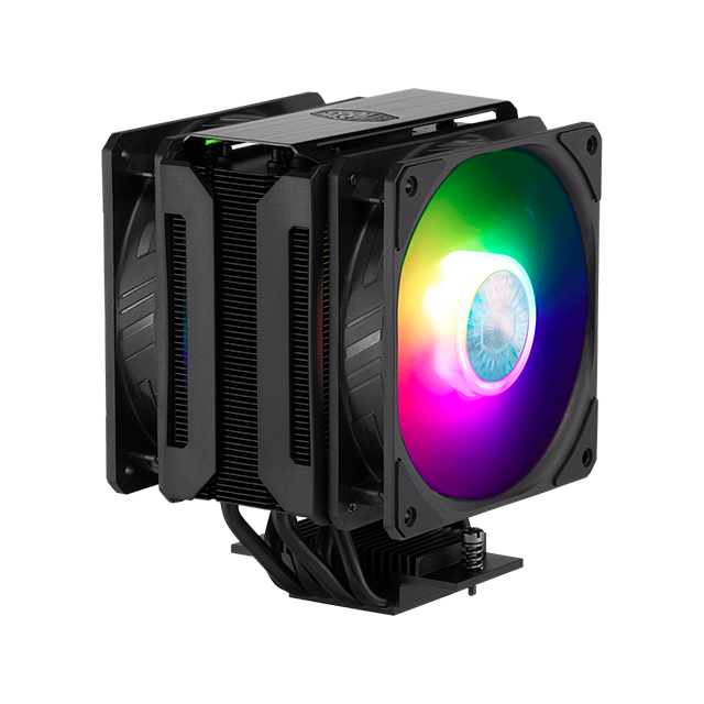 Disipador para CPU Cooler Master MasterAir MA612 Stealth ARGB, 120mm, 27 dBA, 650-1800 RPM, LGA1700/1200/1151/1150/1155, AM5/AM4/AM3/AM2/FM2/FM1 - MAP-T6PS-218PA-R1