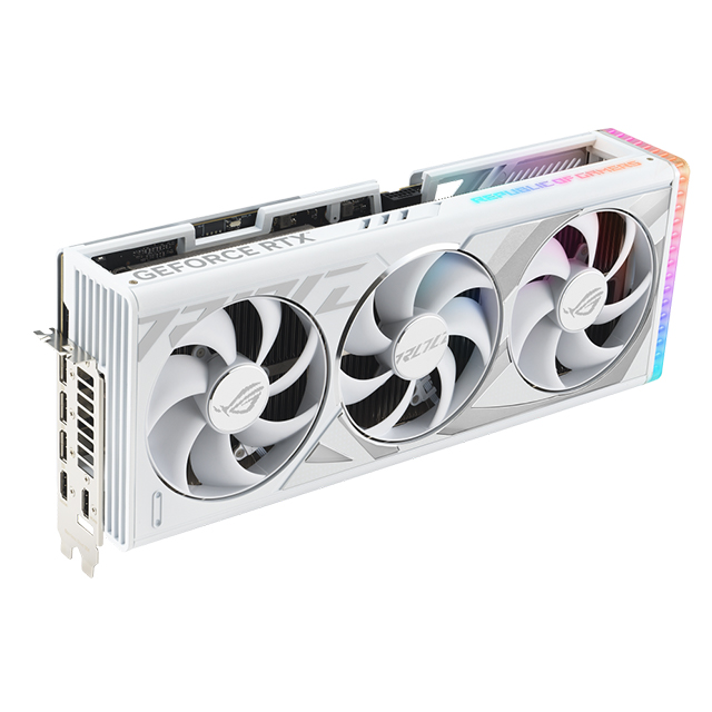 Tarjeta de video Nvidia Asus ROG Strix GeForce RTX 4090 OC WHITE, 24GB GDDR6X, Aura Sync - ROG-STRIX-RTX4090-O24G-WHITE