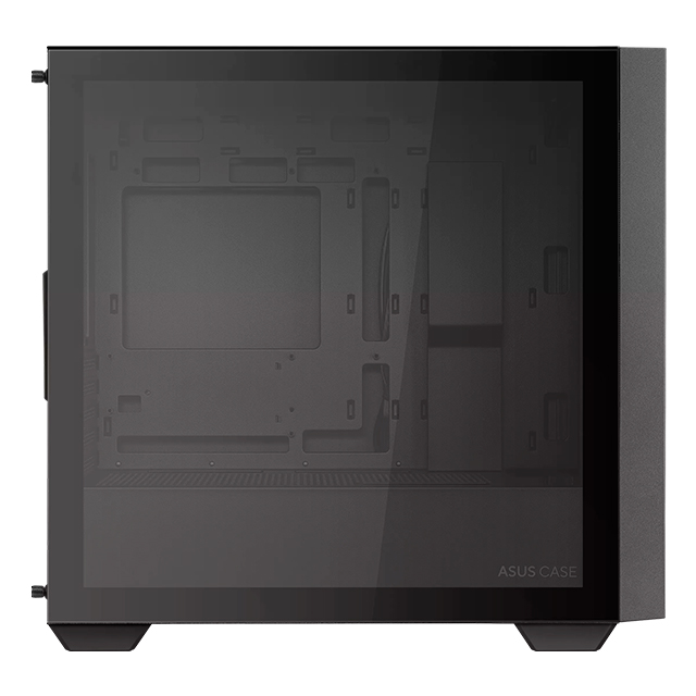 Gabinete Asus A21 Black, Micro-ATX, Panel de vidrio templado, Malla Frontal, Compatible con Back Connect - A21-ASUS-BLACK