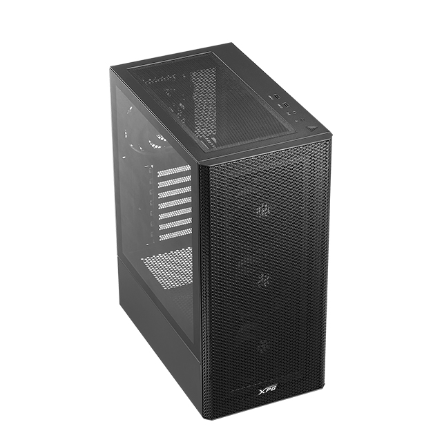 Gabinete XPG Valor Mesh | Negro | ATX | 4 Ventiladores | Cristal Templado - VALORMESHMT-BKCWW