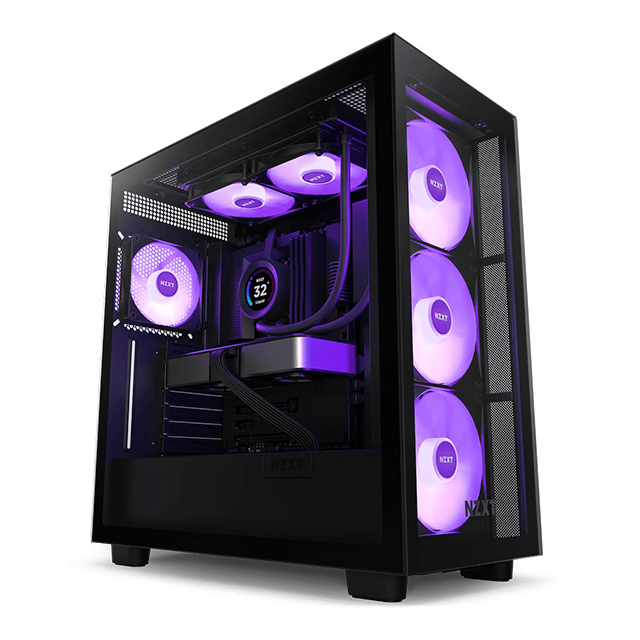 Enfriamiento Liquido NZXT Kraken Elite 240 | RGB | Negro | 240mm | 2 Ventiladores RGB - RL-KR24E-B1