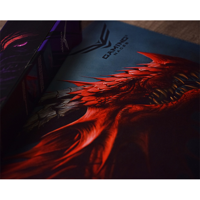 Mousepad Gamer Naceb Dragon X | CH | Antiderrape | 275 x 50 mm - NA-0945