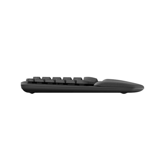 Teclado Logitech Wave Keys | Ergonómico | Inalámbrico | Inglés | Reposa Muñecas - 920-012278