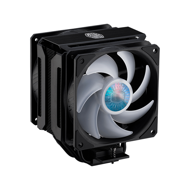 Disipador para CPU Cooler Master MasterAir MA612 Stealth ARGB, 120mm, 27 dBA, 650-1800 RPM, LGA1700/1200/1151/1150/1155, AM5/AM4/AM3/AM2/FM2/FM1 - MAP-T6PS-218PA-R1