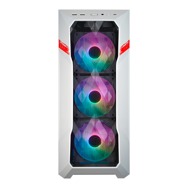 Gabinete Cooler Master MasterBox TD500 Mesh V2 Ryu, ARGB, ATX, Mid Tower, 4 Ventiladores ARGB - TD500V2-WGNN-SRY