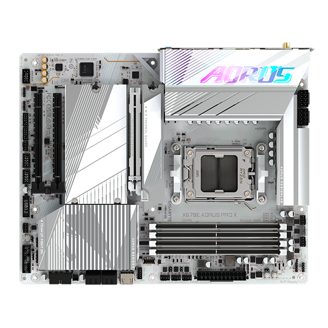 Tarjeta Madre Gigabyte X670E Aorus PRO X | Socket AM5 | Ryzen 7000 / 8000 | ATX | DDR5-8000 OC - X670E-AORUS-PRO-X