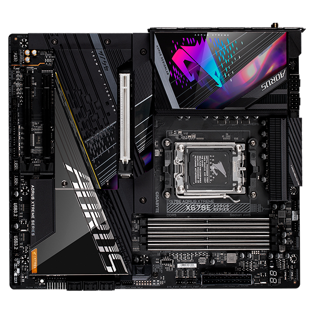 Tarjeta Madre Gigabyte X670E Aorus Xtreme | Socket AM5 | Ryzen 7000 / 8000 | E-ATX | DDR5-8000 OC - X670E-AORUS-XTREME 