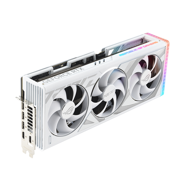 Tarjeta de video Nvidia Asus ROG Strix GeForce RTX 4090 OC WHITE, 24GB GDDR6X, Aura Sync - ROG-STRIX-RTX4090-O24G-WHITE