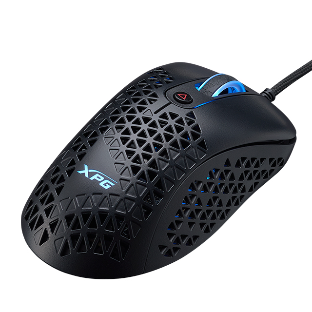 Mouse Adata XPG Slingshot, Negro , Alámbrico, 12,000 DPI, RGB - SLINGSHOT-BKCWW