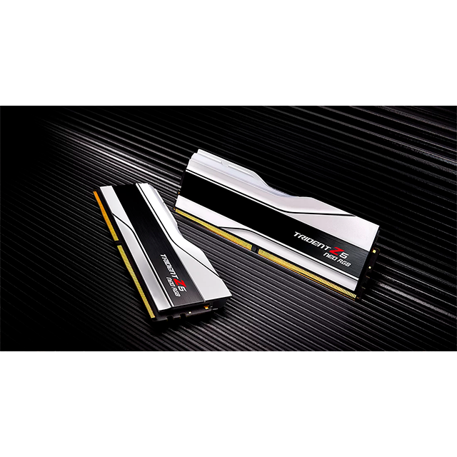 Memoria RAM G.SKILL Trident Z5 Neo RGB, 32GB (2x16GB), DDR5, 6400MHz, CL32, AMD EXPO, Blanco - F5-6400J3239G16GX2-TZ5NRW