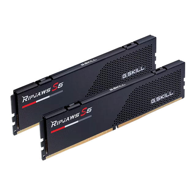 Memoria RAM G.SKILL Ripjaws S5, 64GB (2×32GB), DDR5, 6800 MHz, CL34, UDIMM – F5-6800J3445G32GX2-RS5K