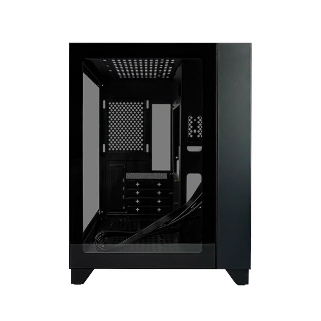 Gabinete GameFactor CSG-570, Micro-ATX , RGB, Cristal Templado, - CSG-570