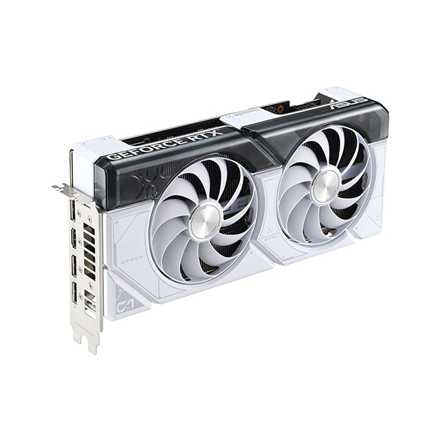 Tarjeta de Video Nvidia Asus Dual GeForce RTX 4070 White OC, 2 Ventiladores, 12GB GDDR6X, OC, PCIe 4.0, Nvidia DLSS 3 - DUAL-RTX4070-O12G-WHITE 