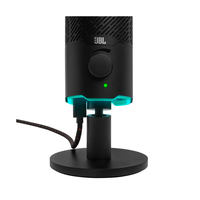 Micrófono de Condensador JBL Quantum Stream Negro, RGB, Micrófono de Doble Capsula - JBLQSTREAMBLKAM 