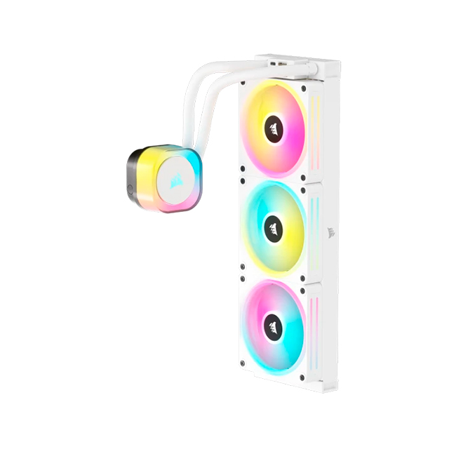 Enfriamiento Liquido Corsair iCUE LINK H150i RGB, 360mm, Blanco - CW-9061006-WW