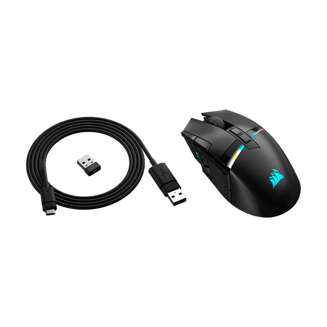 Mouse Corsair Darkstar Wireless RGB, Negro, Inalámbrico, 15 Botones, 26,000 DPI - CH-931A011-NA