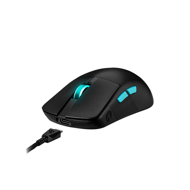 Mouse Asus ROG Harpe Ace Aim Lab Edition, 3 Modos de Conexión, RGB, 36,000 DPI, 5 Botones - 90MP02W0-BMAA00