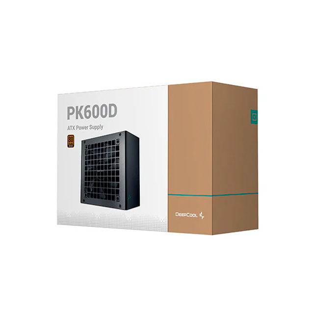 Fuente de Poder Deepcool PK600D, 80 Plus Bronce 600W, No Modular - R-PK600D-HA0B-US