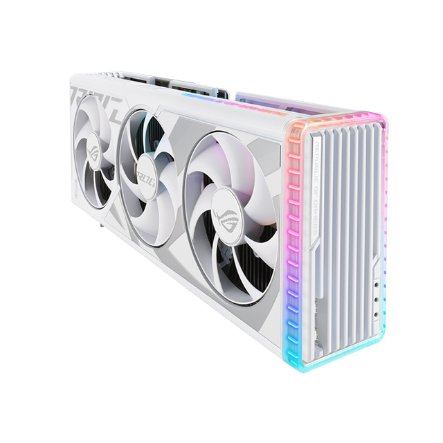 Tarjeta de video Nvidia Asus ROG Strix GeForce RTX 4090 OC WHITE, 24GB GDDR6X, Aura Sync - ROG-STRIX-RTX4090-O24G-WHITE